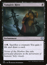 Ritos Vampíricos / Vampiric Rites - Magic: The Gathering - MoxLand